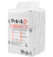 Пеленки Pet-it впитывающие с суперабсорбентом [SAP] и угловыми стикерами, белые, [60х60, 30 шт.]