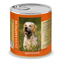 Дог Ланч консервы для собак 750гр Цыпленок