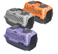 Переноска д/животных "ВОЯЖ" с металлической дверцей Джи Пи Ай (S 40*32*26 см)