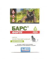 Агроветзащита Кап.Барс Форте д/кошек п/б 3д*8кг АВЗ