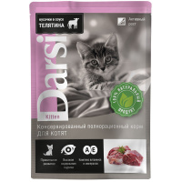 Darsi влажный корм Телятина для котят, 85 г.