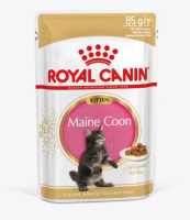 Royal Canin Maine Coon Kitten влажный корм для котят породы мейн-кун до 15 месяцев, в соусе