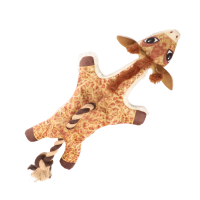 Triol Игрушка мягкая шуршащая для собак "Жираф с веревкой", 430/490мм