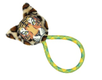 GoSi Дразнилка для собак "Тигр" на плетеном шнуре