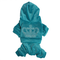 Велюровый комбинезон для собак Lion Crown LM915 (Размер S 20 см)