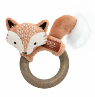 Игрушка для кошек Лисичка с кольцом из мататаби 11 см, серия CATCH & SCRATCH ECO