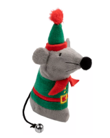 Игрушка для кошек Серая мышка 15 см, серия X-mas TALES