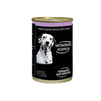 Натуральная Формула консервы для щенков, говядина 410 г.