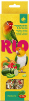 Рио Палочки для средних попугаев с Овощами и зеленью 2шт*75г