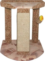 ПВ-22 Стойка на 2-х ногах с когтеточкой полукруг Ашера