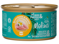 Молина Консервы для щенков Цыпленок в желе, 70г [уценка]