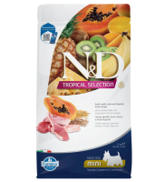 Сухой низкозерновой корм Farmina N&D Tropical Selection Dog Mini для взрослых собак мелких пород, ягнёнок (1,5 кг)