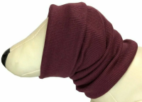 Капор для собак бордовый OSSO (размер М)