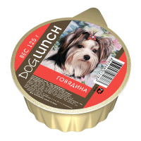 Консервы для собак Дог Ланч Говядина 125 гр