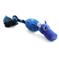 Триол Игрушка для собак мягкая Бегемот в броне, 22 см