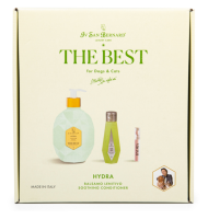 ISB The Best line Набор Hydra кондиционер против раздражений и перхоти 500 мл, шампунь 120 мл + парфюм 2 мл в подарок
