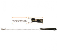 Триол Triol Поводок-цепь с кожаной ручкой Triol 3511 SHL