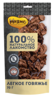 Мнямс лакомство для собак Легкое говяжье 70г [уценка]