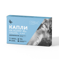 ТД "ДИС" Киска, капли на холку против блох и клещей, для собак (для кошек (1*0,5))