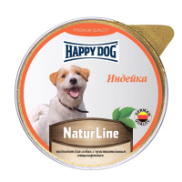 Хеппи Дог Natur Line Индейка паштет 125гр