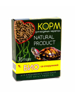 Аквакулинар Корм для водяных черепах "Био" со спирулиной, коробка 70 г.