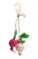 Триол Игрушка для птиц "Веселый огород", d38*175/230 мм.