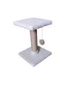 ПВК-53 Стойка-когтеточка квадратная [ковролин+веревка]