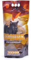 Зооник впитывающий наполнитель для кошек, 5 л.
