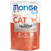 Monge Cat Grill пауч для котят норвежский лосось 85г