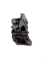 Россия Грот Замок-башни с домиком на скале С383 Украина