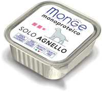 Monge Dog Monoproteico Solo консервы для собак паштет из ягненка, 150 г.