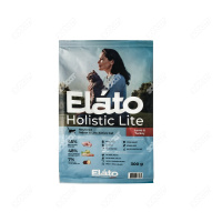 Elato Holistic Lite сухой корм для кастрированных котов и стерилизованных кошек с ягненком и индейкой / для домашних малоактивных кошек (300 гр)