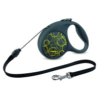 FDL020 Триол-Флекси Поводок-Рулетка Fun Neon M 5м до 20 кг,трос