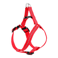 Шлейка светоотражающая "Рефлекс" быстросъёмная, красная XS 10 мм.