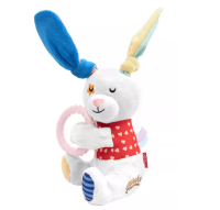 Игрушка для собак Заяц с кольцом 17 см, серия PLUSH FRIENDZ