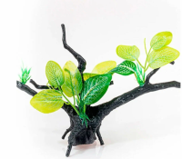 Коряга с растениями 34*10*18см DECOR 211