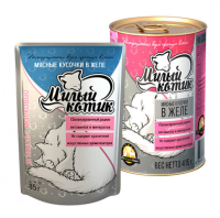 Милый котик Ягненок с морковью в желе 415 г. [уценка]