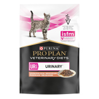 ПРОПЛАН Veterinary Diet UR пауч для кошек ветеринарная диета при МКБ лосось