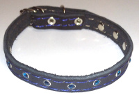 Осипов Ошейник безразмерный со стразами, длина 40 см ширина 1,5 см (Арт.14001 разм.(10) 30см)