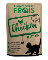 FRAIS Classique паучи для котят всех пород с курицей в нежном соусе, 85 г.