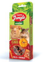 Happy Jungle Prestige корзинки для ГРЫЗУНОВ МЕД+ОВОЩИ 3 шт. 85 г [уценка]