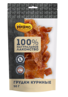 Мнямс лакомство для собак Грудки куриные 50г [уценка]
