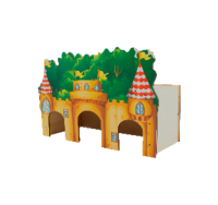 GoSi Сказочный Домик для грызуна "ЗАМОК" 3 входа размер ХL