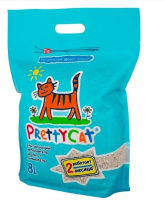 Наполнитель PrettyCat впитывающий глиняный "Aroma Fruit" с део-кристаллами 4 кг [8 л]