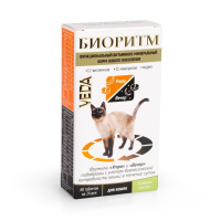 Биоритм для кошек со вкусом кролика 48 табл