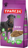 Трапеза FIT, сухой корм для собак подверженных регулярным физическим нагрузкам, 10 кг