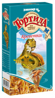 Зоомир корм-лакомство для водяных черепах, креветки, 50 г.