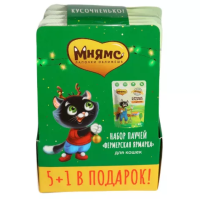 Мнямс набор паучей «Фермерская ярмарка» для кошек 5+1