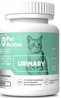Пет Актив витаминно-минеральный комплекс URINARY д/кошек поддержание здоровья мочевыводящих путей 100таб