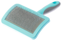 Пуходёрка DeLIGHT AQUA пластик мягкий корд средняя 36821МA /6/